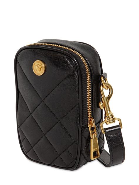 versace black mini backpack|versace crossbody bag men's.